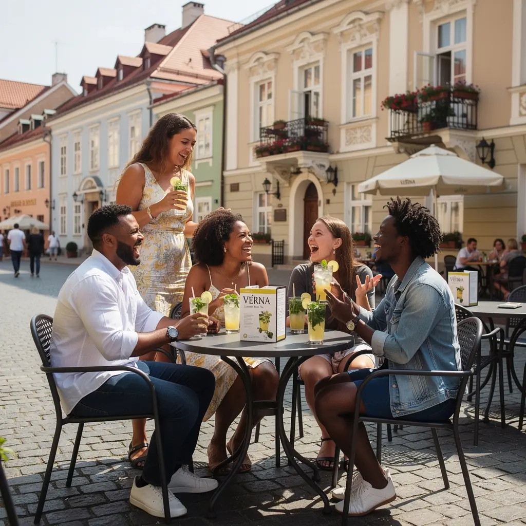 Citrinų širdies arbatos puodelis su šviežiais priedais