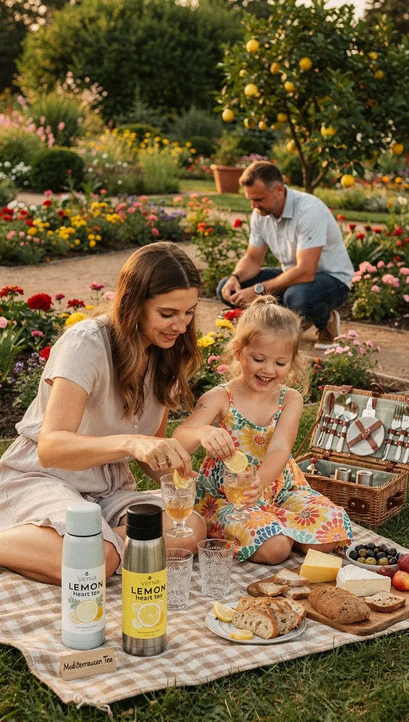 Pavasario peizažas su gaiviais žaliais lapais ir saulės spinduliais.