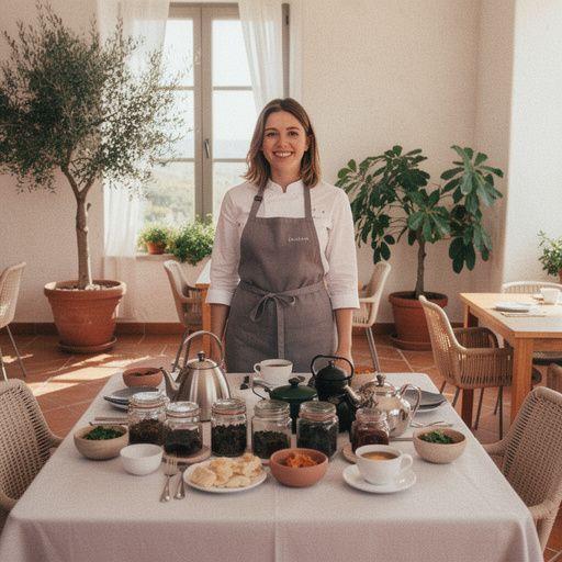 Citrinų arbatos maišeliai, paruošti šviežiam užpilui.